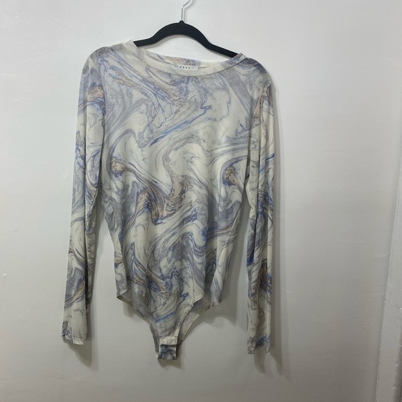GAZE,Women,Multi Color,Long Sleeve,One Piece,MeshTop.Size -Large - Picture 1 of 12
